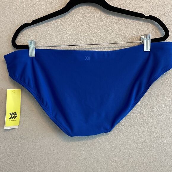 NWT- Royal blue medium coverage bikini bottoms- Size XL - Picture 5 of 6
